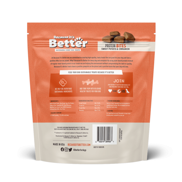 Sweet Potato & Cinnamon Protein Bites Back